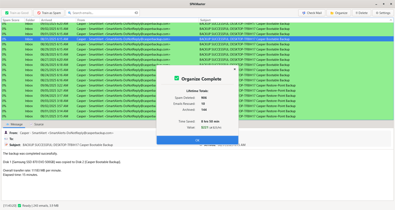 Yahoo Mail Spam Filter